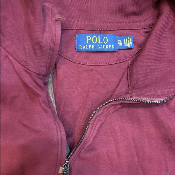 Polo by Ralph Lauren Red Shirt with Quarter-Zip - Picture 2 of 2